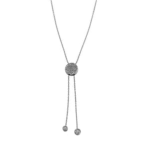 Blaze Lariat Lab Grown Diamond Necklace - Sterling